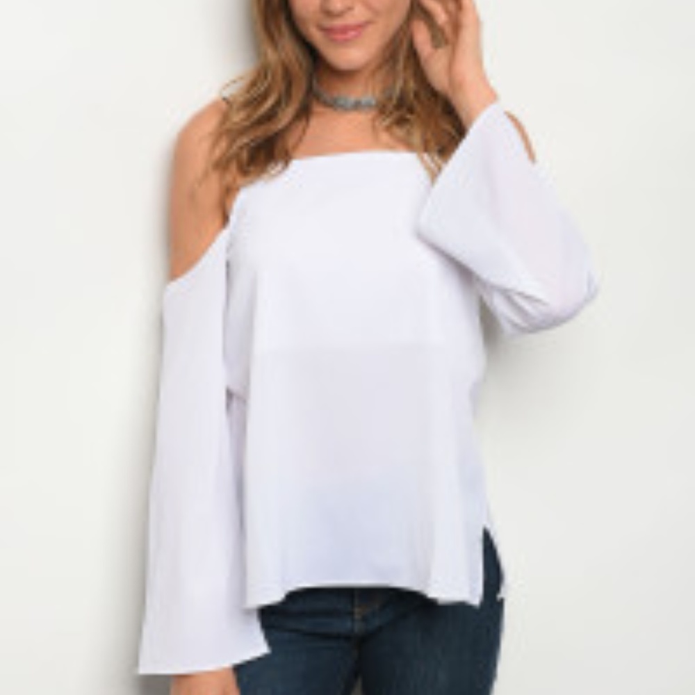 Off The Shoulder Long Sleeve Top